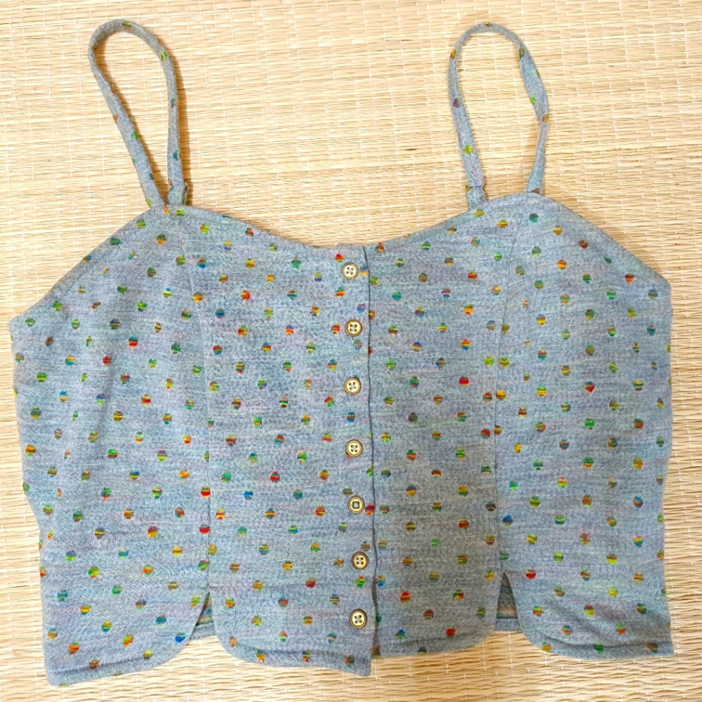 Crop Cami top with adjustable strap